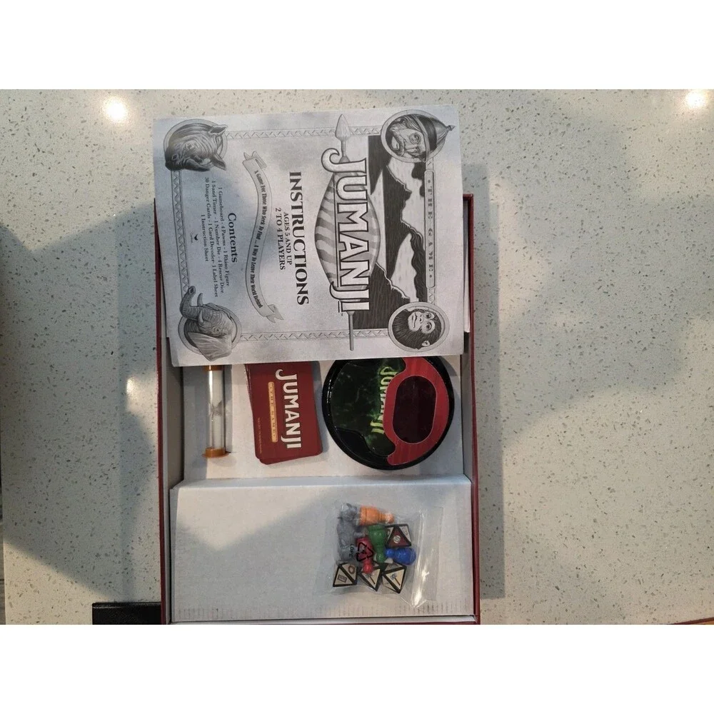 Jumanji - The Game - Cardinal Board Game - Complete - 2017